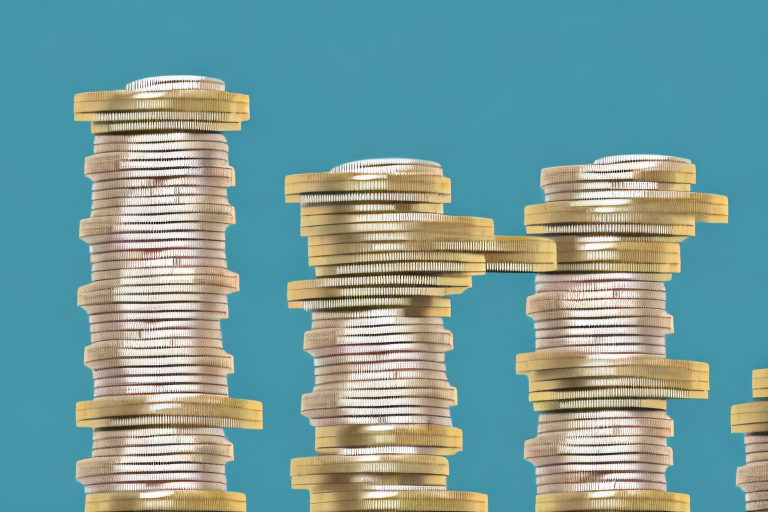 A stack of coins representing the potential earnings of a comptia certification
